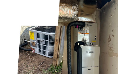 Professionals installing Bosch units