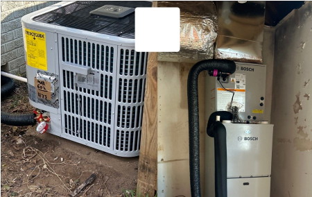 Professionals installing Bosch units